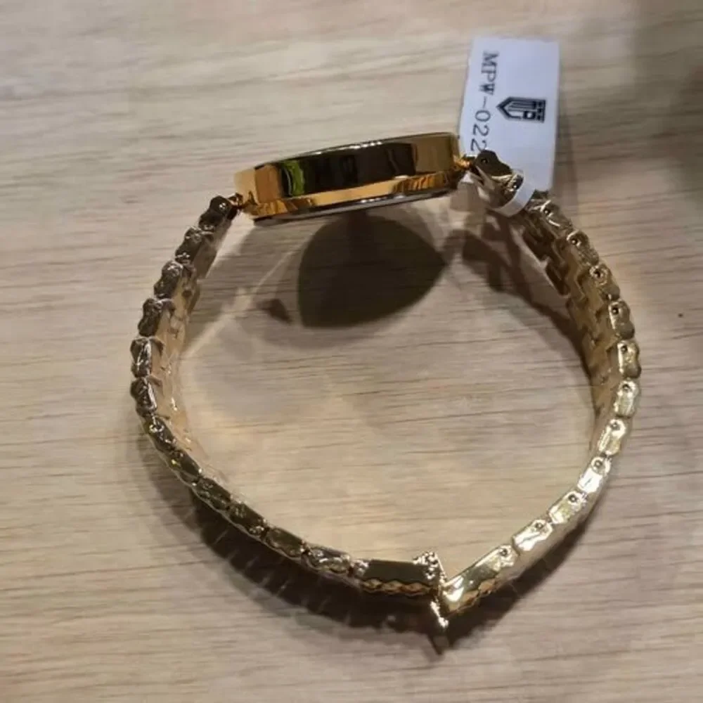 Montres Prestige MPW-0220 Women's Gold-Tone Crystal Watch
